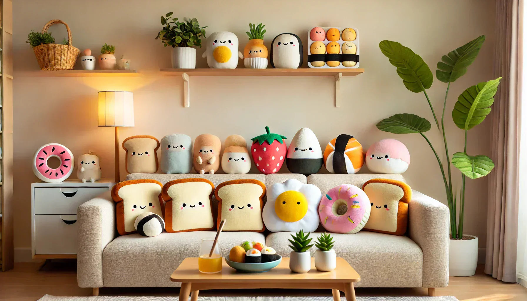 Why Food Plushies Are the Cutest Trend in Home Decor