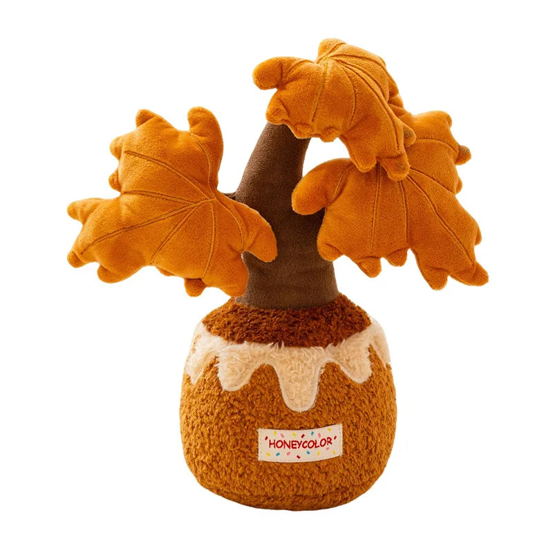 EZBABY Cute Potted Succulent Tree Plush | Fake Plant Stuffed Décor