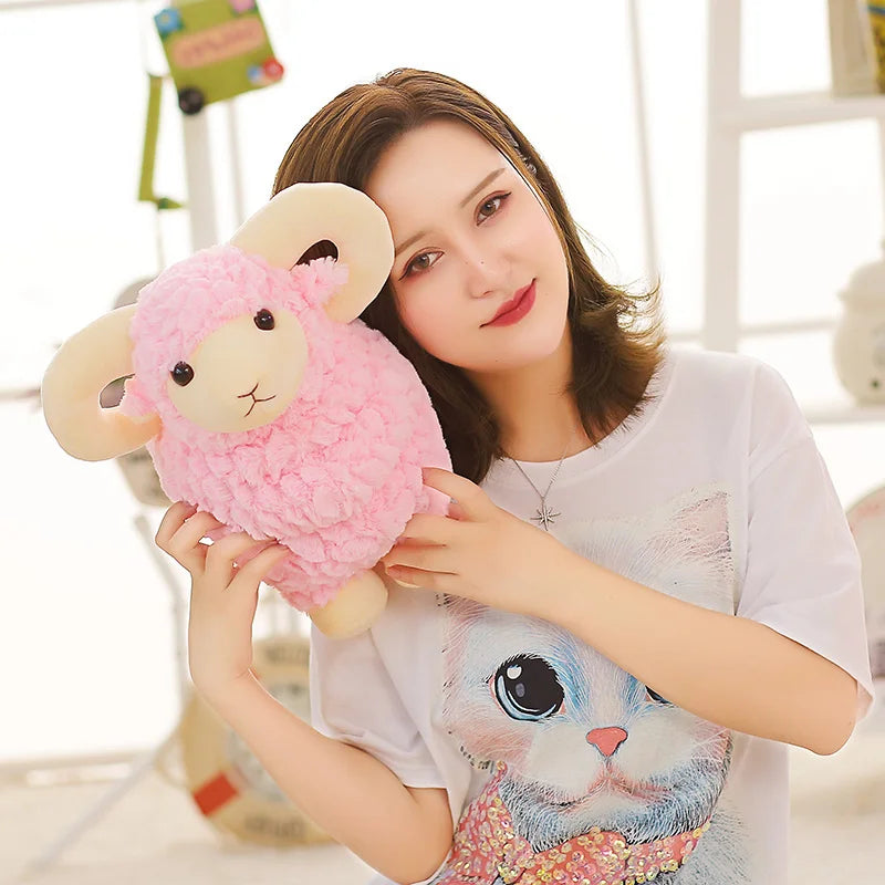 Plushie Realistic Sheep, Four Colors, 8-20" | 20-50 cm