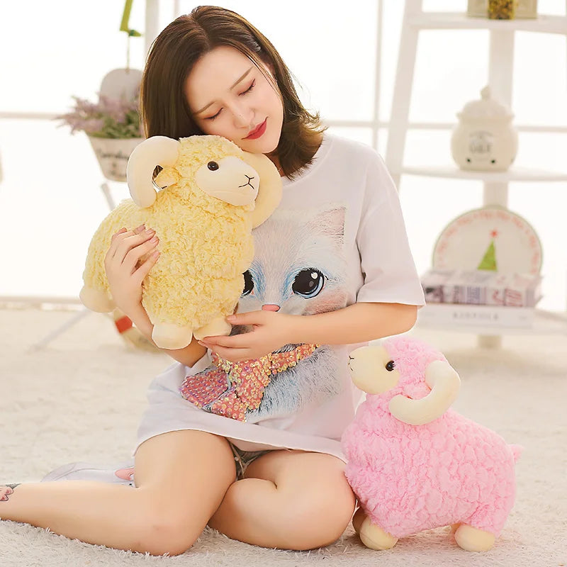 Plushie Realistic Sheep, Four Colors, 8-20" | 20-50 cm