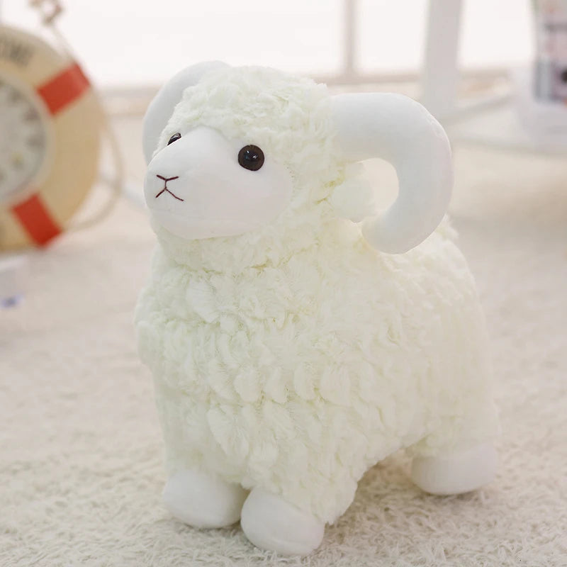 Plushie Realistic Sheep, Four Colors, 8-20" | 20-50 cm