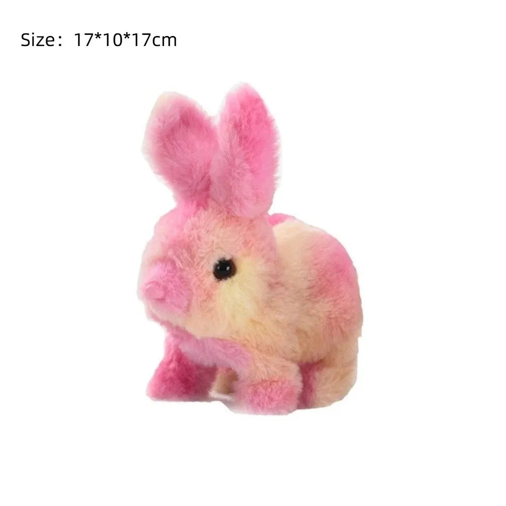 Tie-Dye Electric Bunny Plushie, 4" | 10 cm