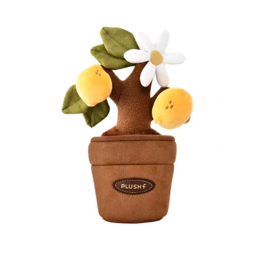 Kawaii Potted Plant Plushies – Flowers, Cacti & Fruit Trees, 6-8" | 14-20 cm