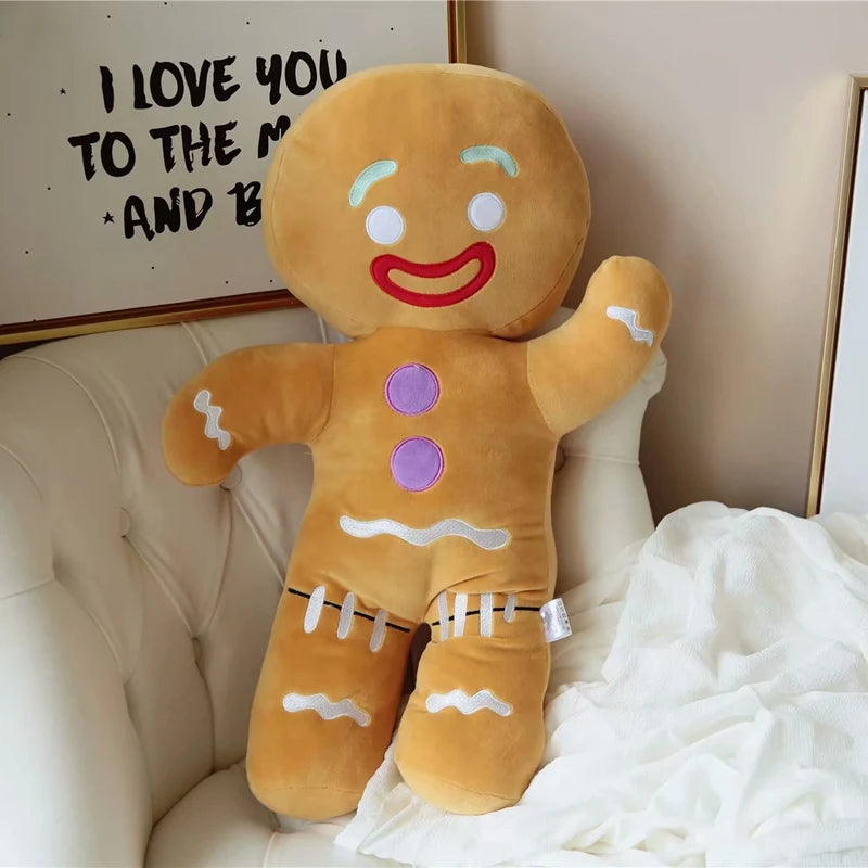 Gran Peluche de Galleta de Jengibre con Bastón de Caramelo, 17-24" | 42-60 centímetros