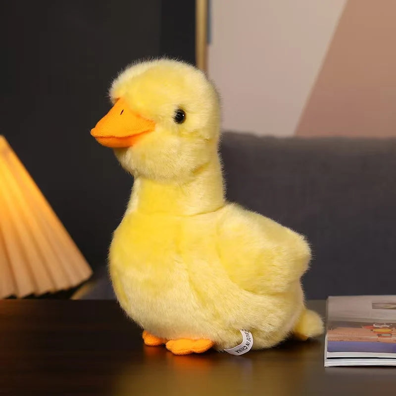 Simulation Cartoon Duck Plush Toy – Lifelike Goose Stuffed Animal