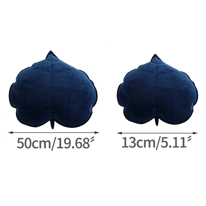 Plushie Large Realistic Leaf Throw Pillow, 11 Colors, 5-20" | 13-50 cm