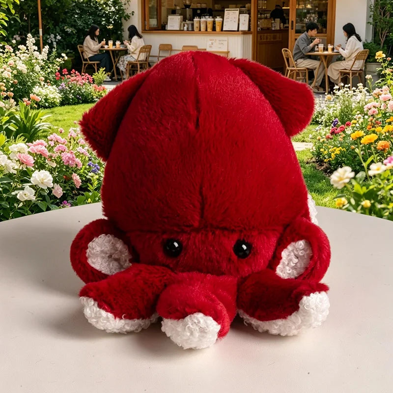 Mini Squid Plush Keychain | Kawaii Aquatic Bag Charm