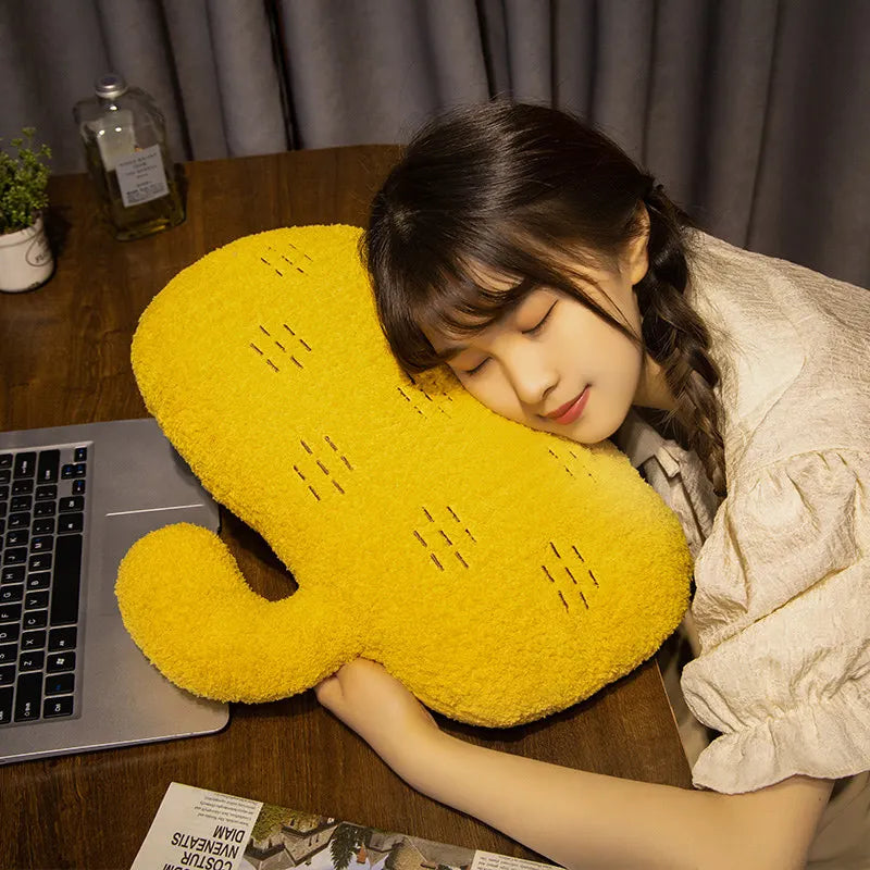 Cojín decorativo de cactus de peluche, tres colores, 12-16" | 30-40 centímetros