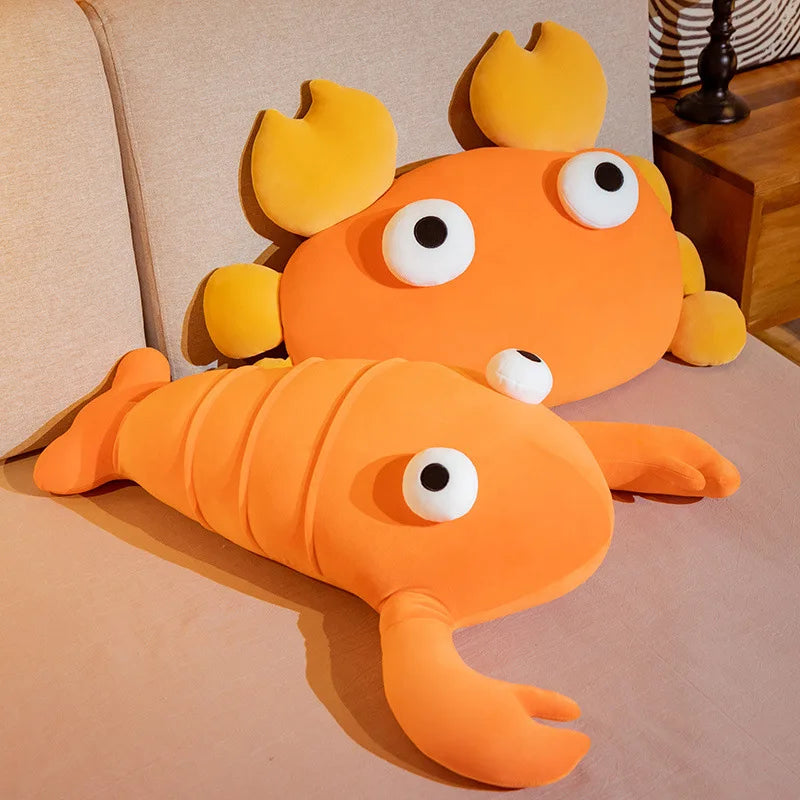 Crab & Lobster Plush Soft Toy – Stuffed Marine Animal, 12" | 30 cm