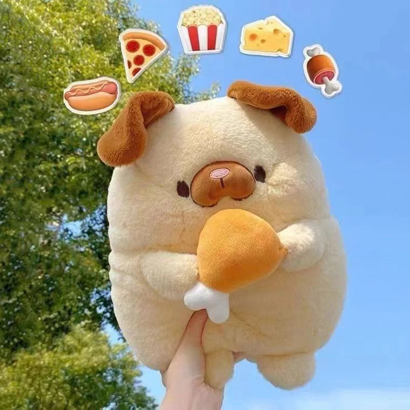 Cute Chubby Dog, Pig & Chick Plush Toy – Kawaii Stuffed Animal Pillow
