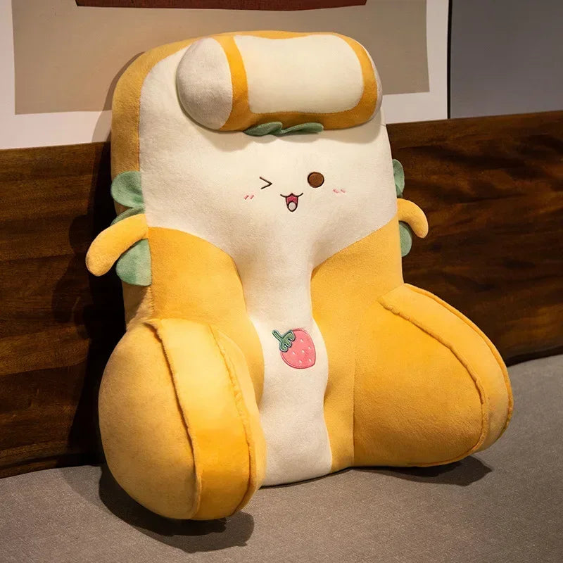 Kawaii Obst Rückenstützkissen – Gemütliche Unterstützung mit einer saftigen Wendung!