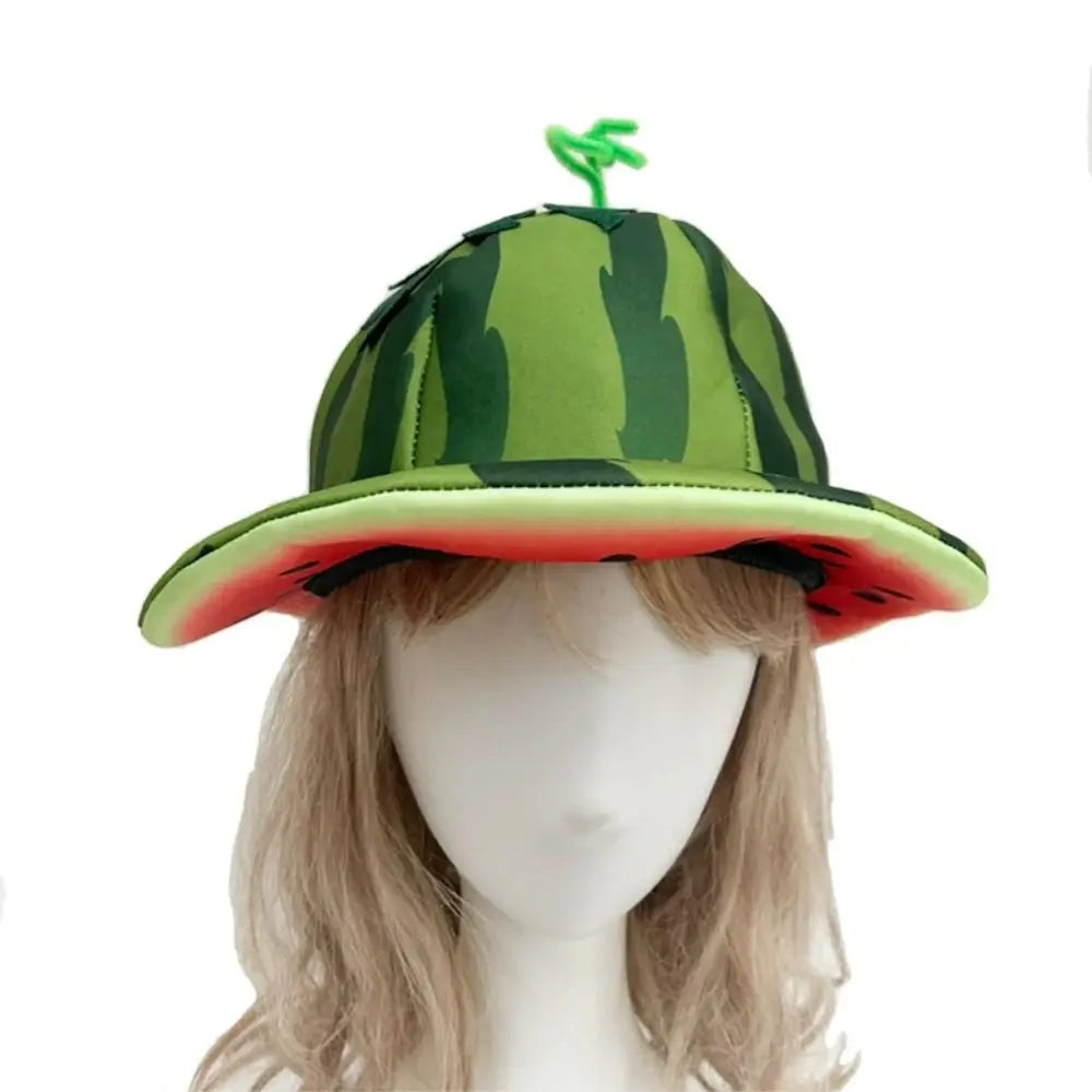 Watermelon Brim Sun Hat | Fruit Party Costume Cap