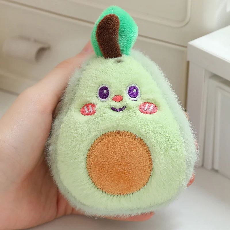 Simulation Fruits & Vegetables Plush Pendant Set | 18 Styles, 9 cm Each