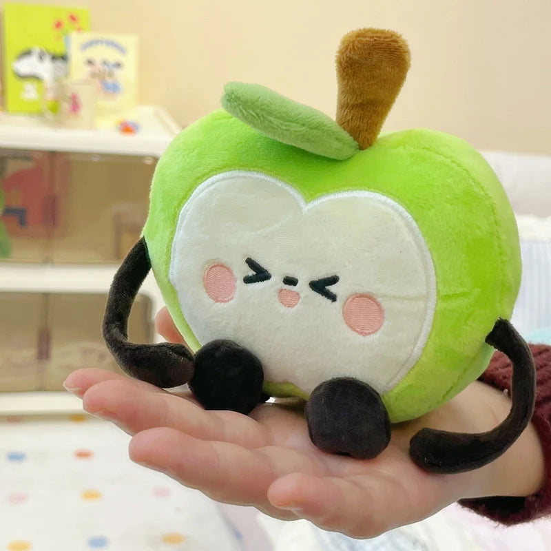 Squishy Apple Plush Toy | Soft Stuffed Fruit Pillow