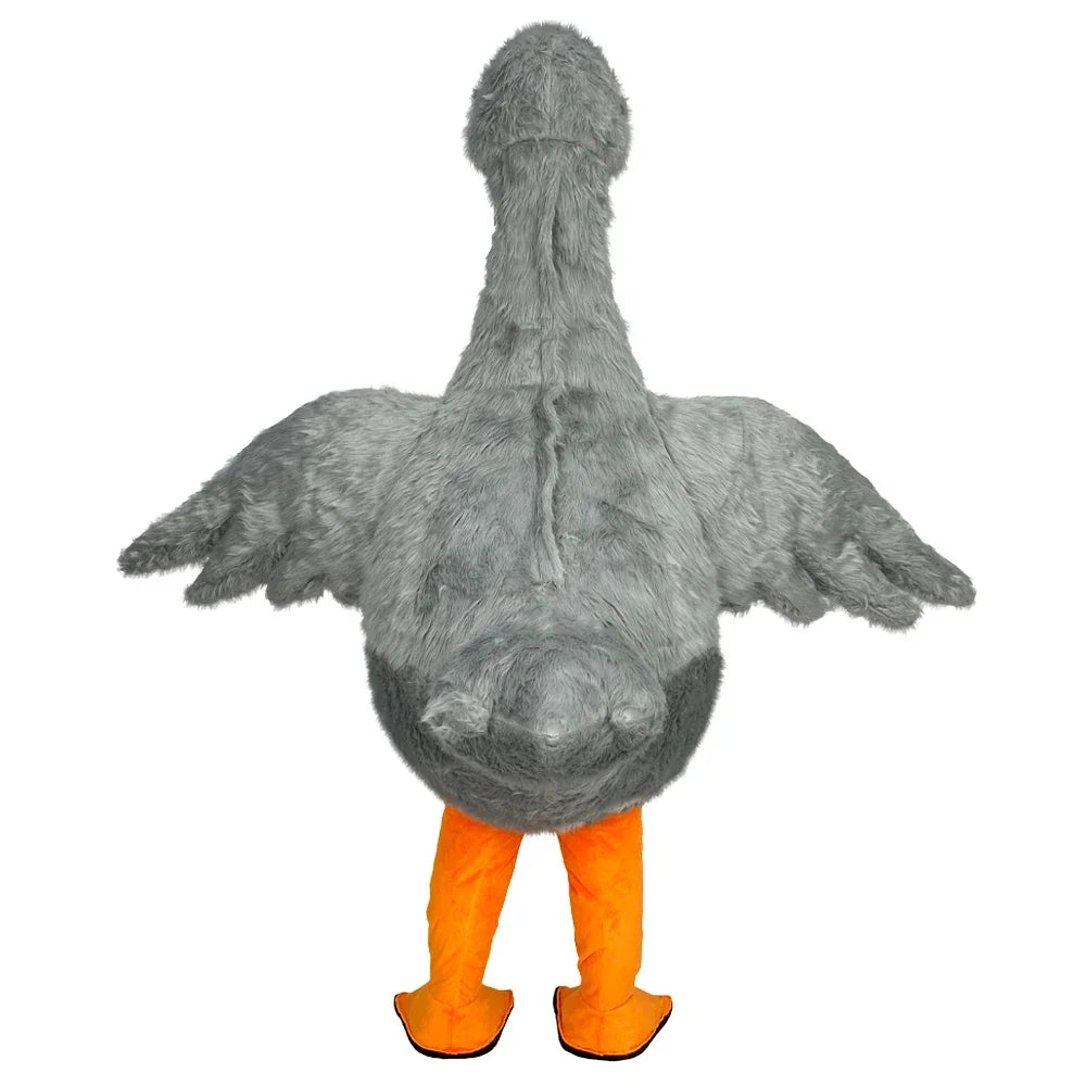 Plush Inflatable White Swan Costume - Two Colors - 2-2.6 m