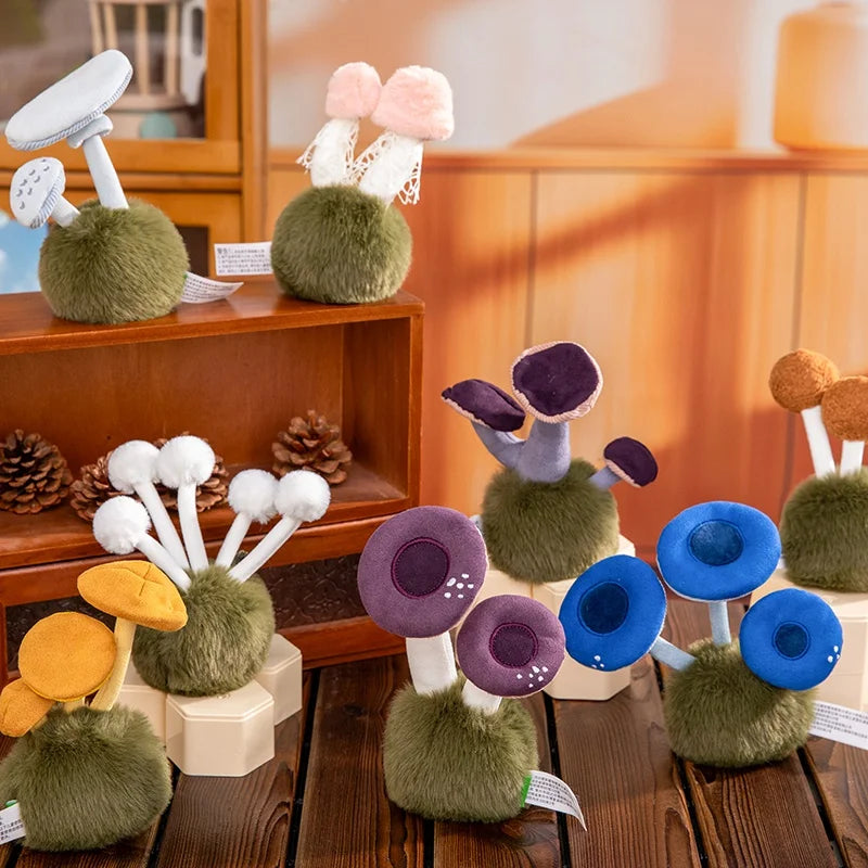 Kawaii Mini Mushroom Plush Toy, 5.5" | 14 cm