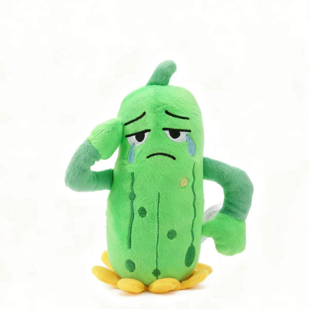 Emotional Cucumber Plushie – 5 Hilarious Expressions, 8" | 20 cm