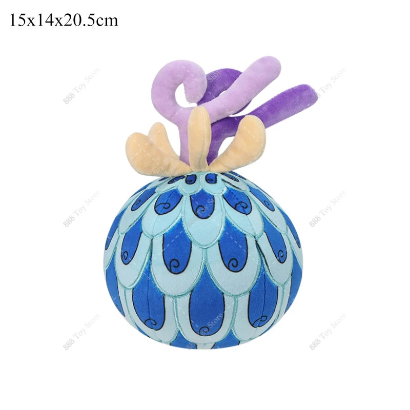 One Piece Devil Fruit Plush Toys | Anime Stuffed Character Fruit Pillows