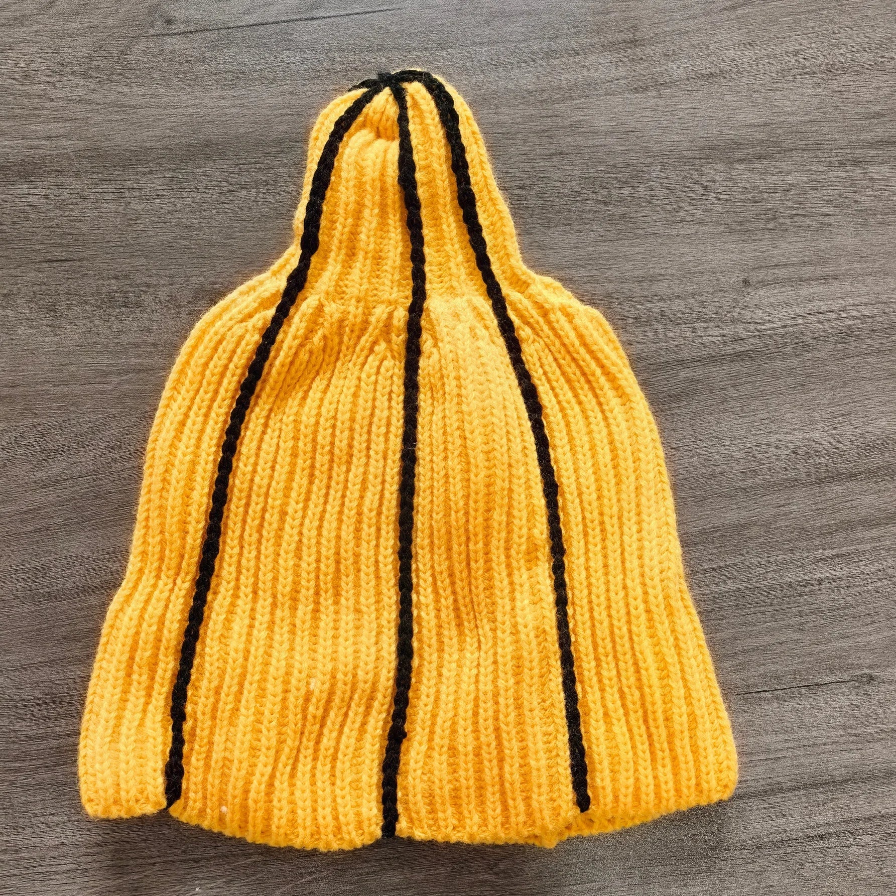 Banana Balaclava Knit Hat | Wearable Food Costume Headwear