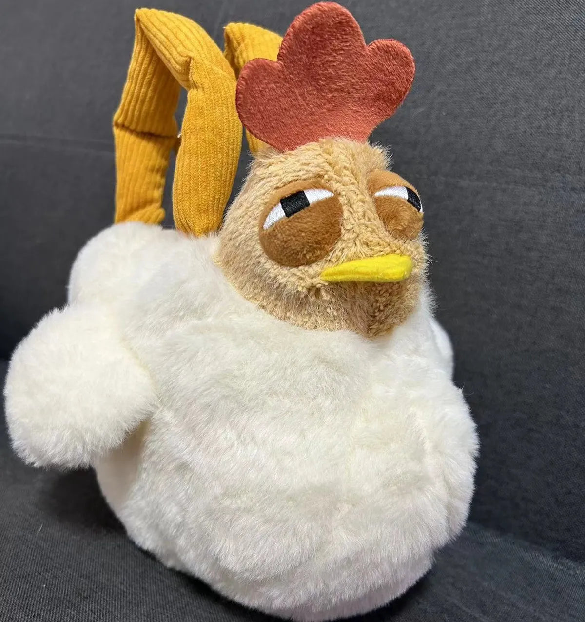 Cute Chicken Crossbody Bag | Novelty Animal Plush Shoulder Bag, 13\" | 32 cm