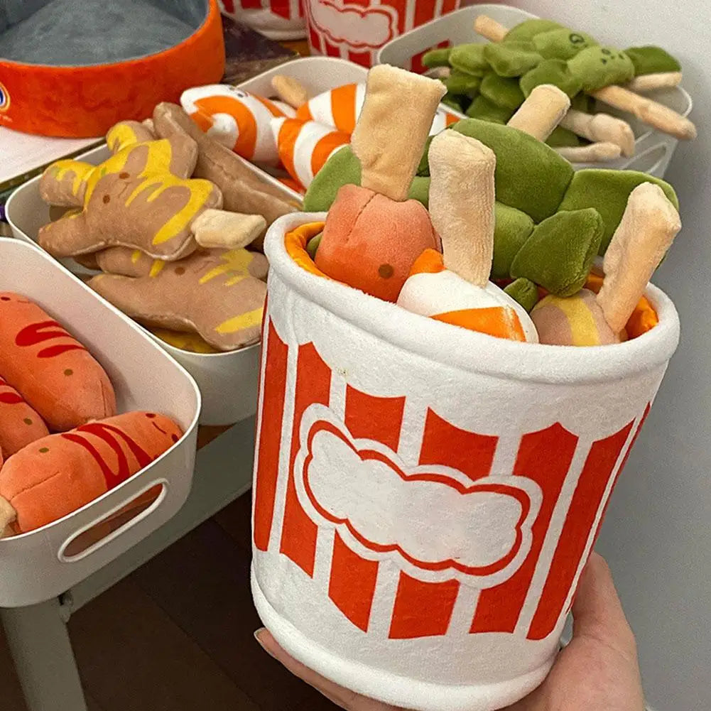 Bowl of Oden Plush Toy Set | Japanese Hot Pot Simulation Food, 20 cm