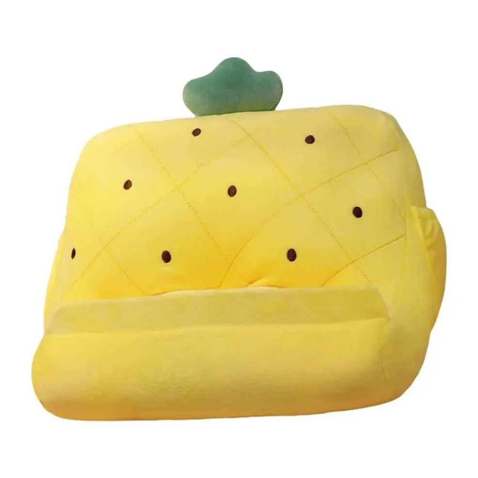 Soporte de Teléfono/Tableta de Peluche en Cuatro Estilos de Comida, 12" | 30 centímetros