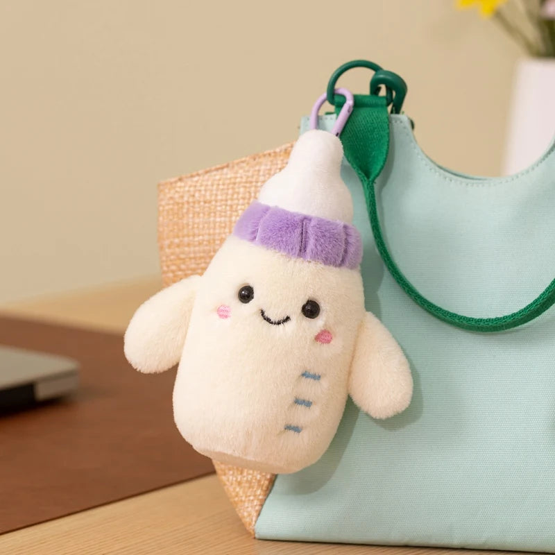 Kawaii Drink Cup Plush Keychain | Cute Stuffed Cup Pendant, 6\" | 15 cm