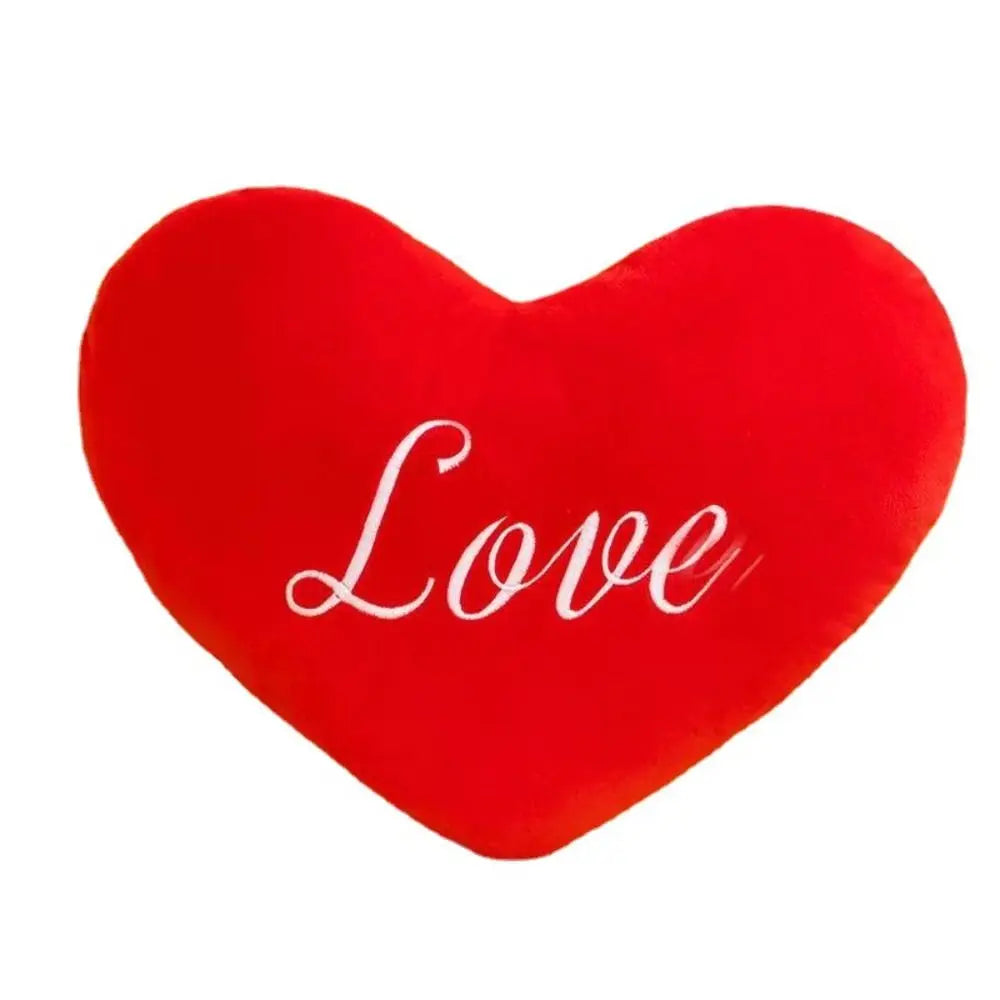Plush Conversation Heart Throw Pillow