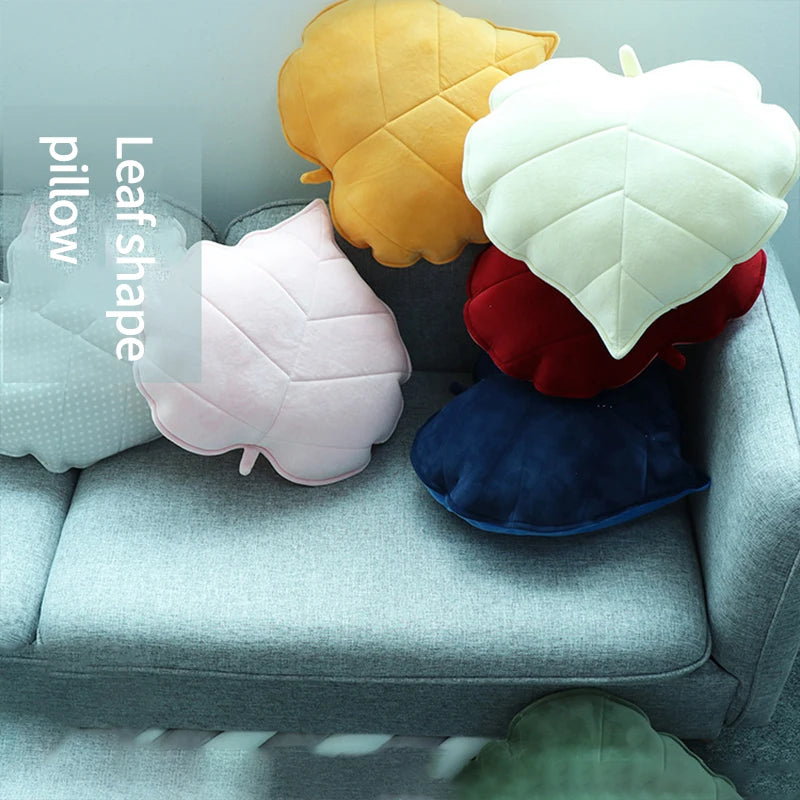 Plushie Large Realistic Leaf Throw Pillow, 11 Colors, 5-20" | 13-50 cm