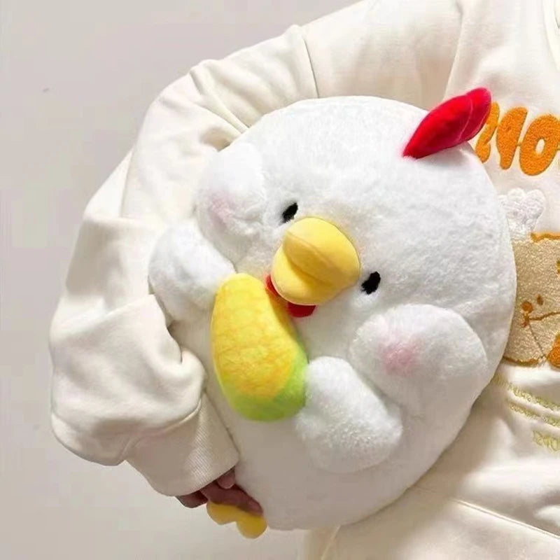 Cute Chubby Dog, Pig & Chick Plush Toy – Kawaii Stuffed Animal Pillow