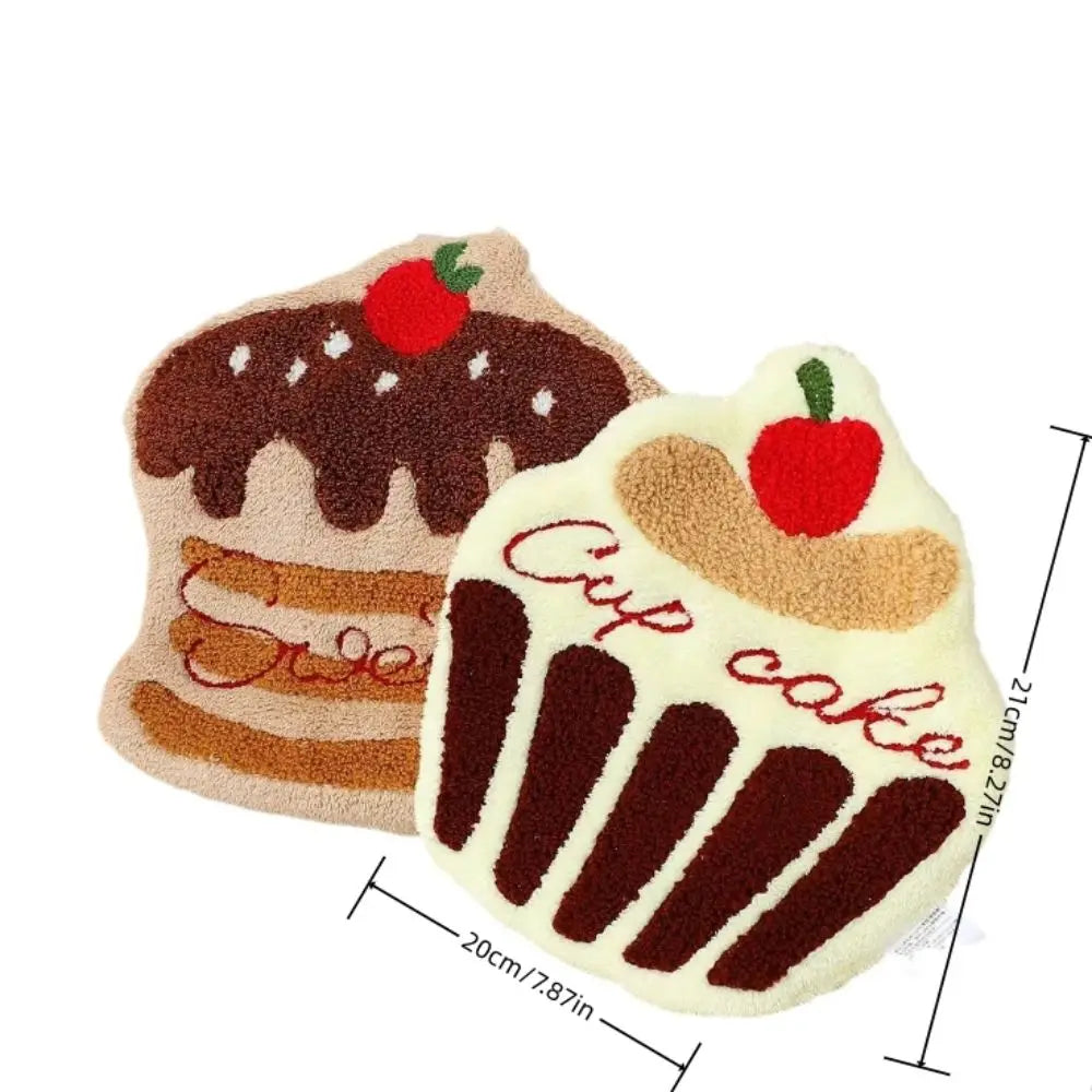 Cute Cake Hand Towel | Food-Themed Absorbent Kitchen Towel