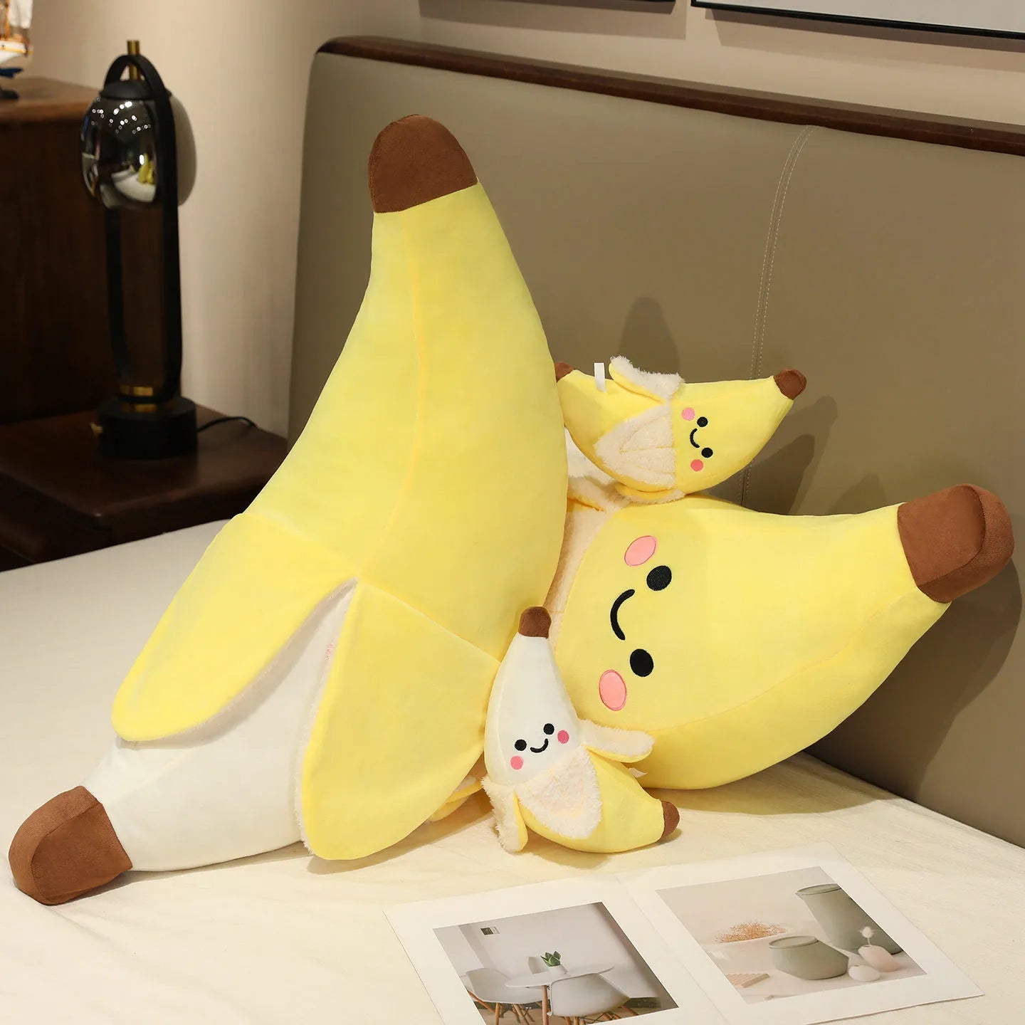 Peeled Banana Plush Pillow, 10-31" | 25-80 cm