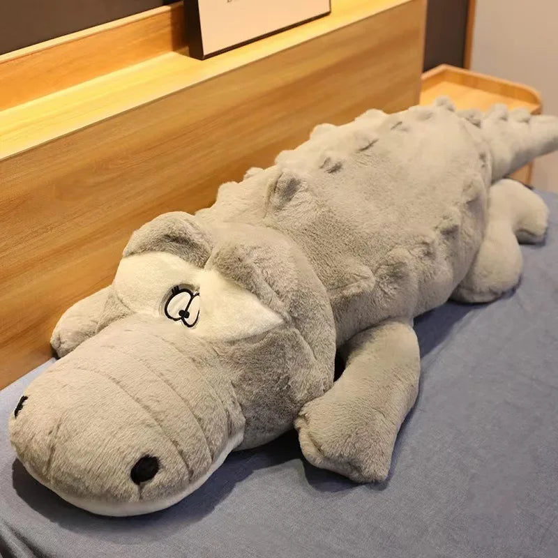 Giant 10-Foot Crocodile Plushie - WITH STUFFING - 1.7-3 meters long