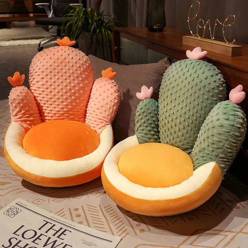 Cojín para asiento infantil Cactus - Acogedor y suave