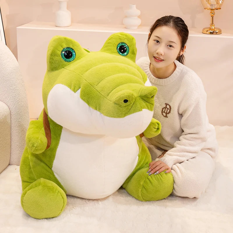 Fluffy Crocodile Plush Toy – Giant Stuffed Alligator, 12-18" | 30-45 cm