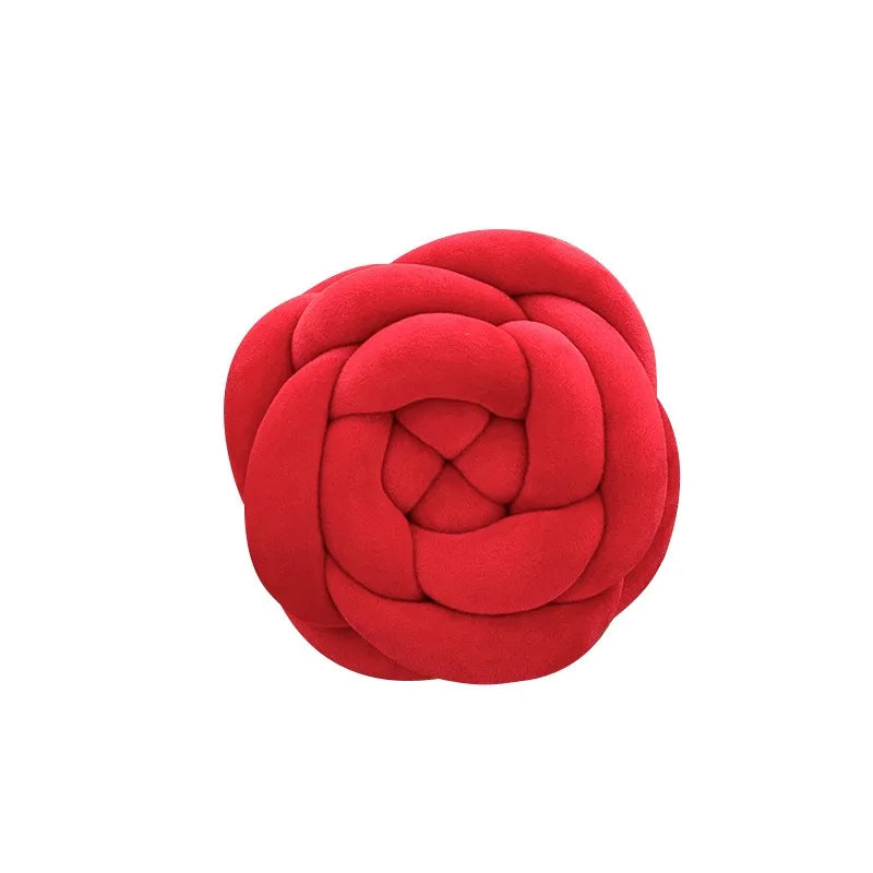 Rose Knot Plushie Throw Pillow, Seven Colors, 7-11" | 17-28 cm 🌹