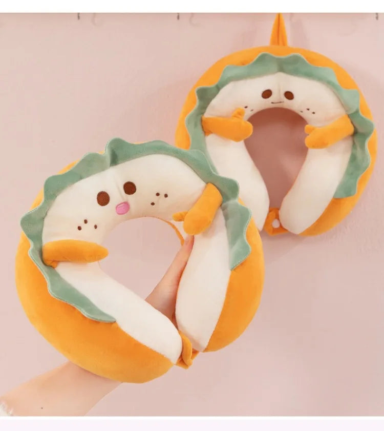Toast Bread Neck Pillow | Cute Food-Shaped Travel Cushion