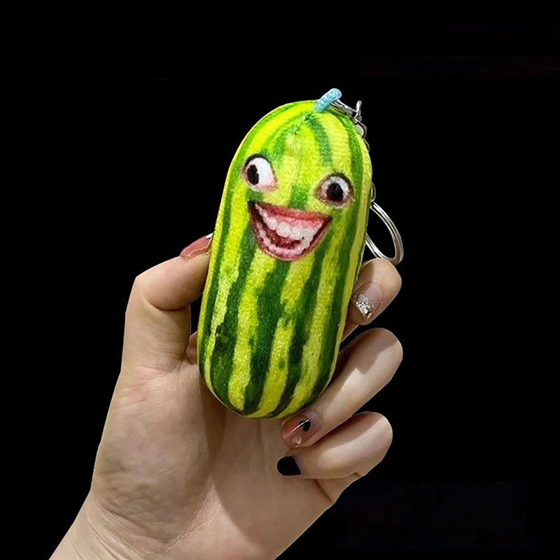 Watermelon Plush Keychain & Bag Charm, 5-8" | 12-20 cm