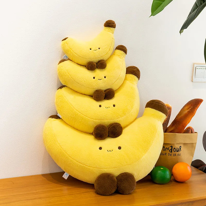 Long-Legged Banana Plush Doll | Funny Fruit Pillow Toy