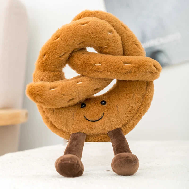 Cartoon Egg, Toast & Bread Plush Doll | Breakfast Food Stuffed Toy Set