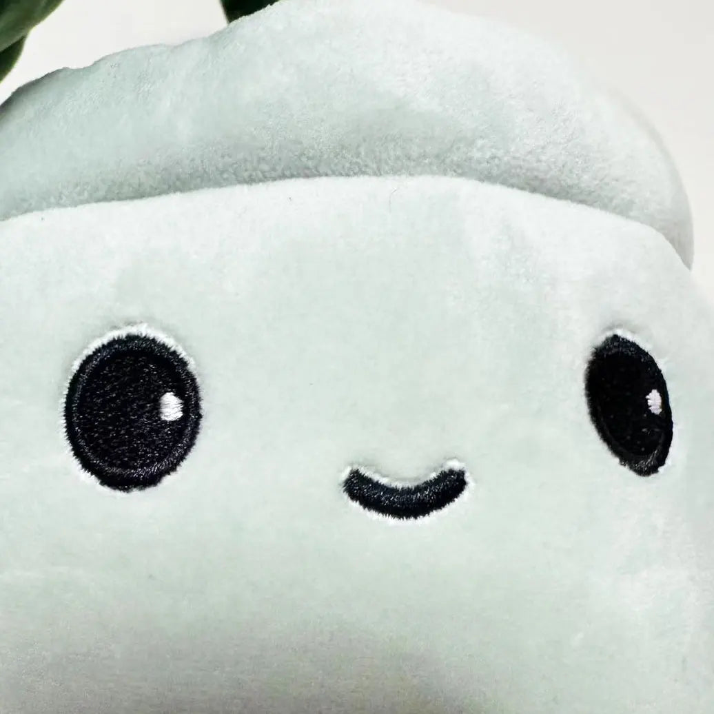 Monstera Leaf Potted Plush | Kawaii Swiss Cheese Plant Desk Toy