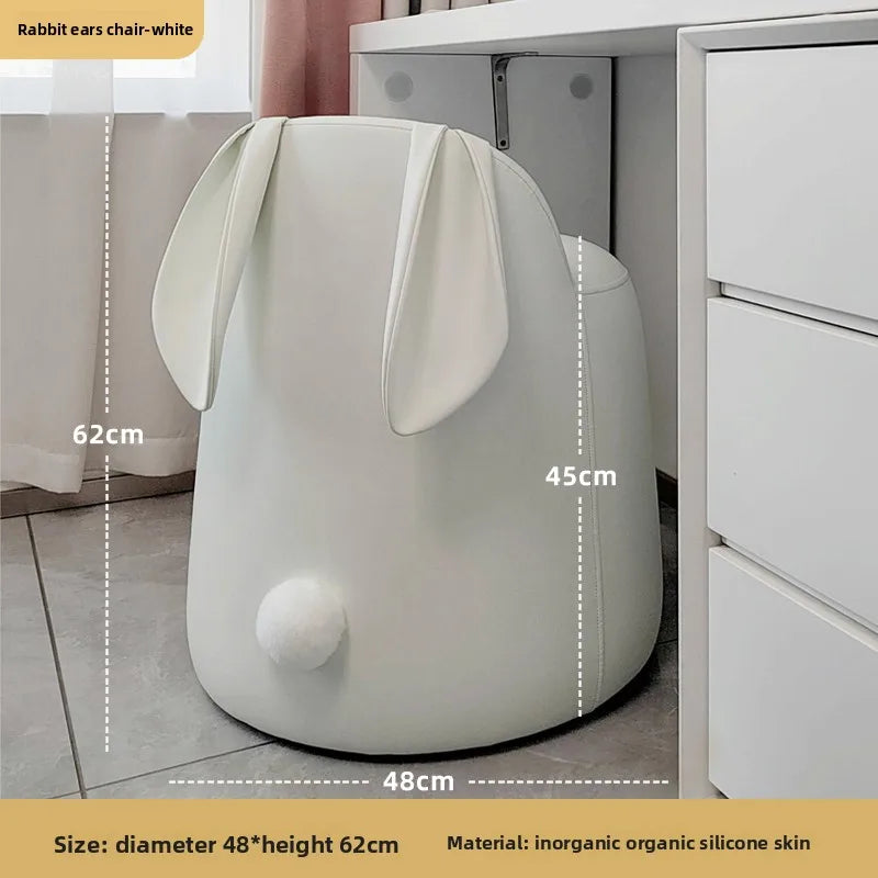 Sedia in Ecopelle a Forma di Coniglio, Otto Colori