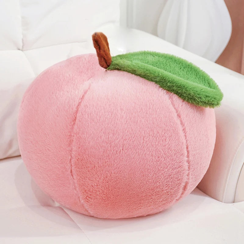 Manzana Roja Grande Realista de Peluche, 10-16" | 25-40 centímetros