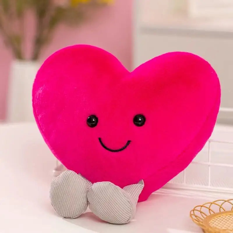 Peluche Corazón de San Valentín, Tres Colores, 7-12" |18-30 centímetros