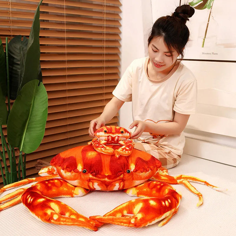 Plushie Jumbo Realistic Dungeness Crab, 9-30" | 24-75 centimetri
