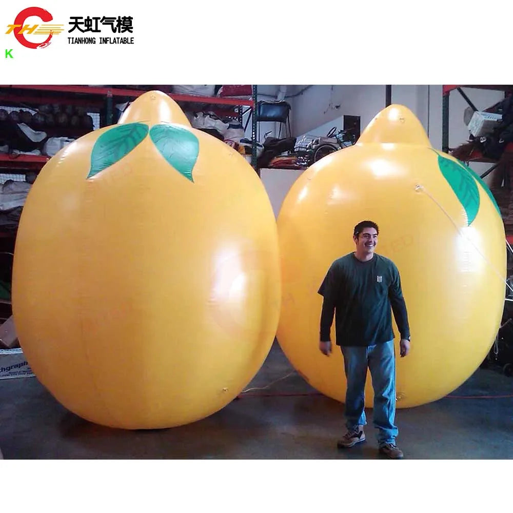 Giant Inflatable Lemon - up to 6m/19 ft tall - Lawn Decoration