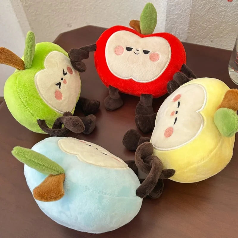 Squishy Apple Plush Toy | Soft Stuffed Fruit Pillow