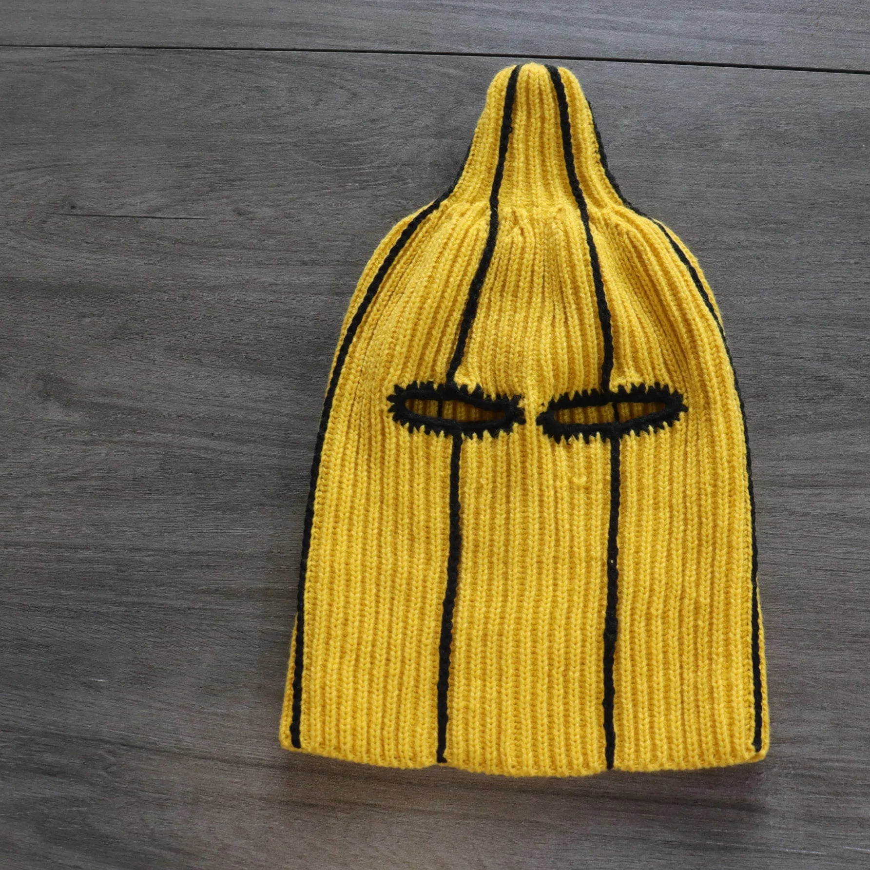 Banana Balaclava Knit Hat | Wearable Food Costume Headwear