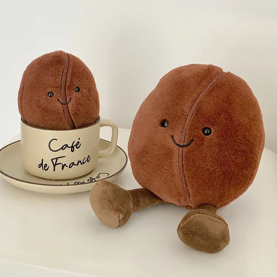 Coffee Bean Plushie, 5-8" | 13-21 cm