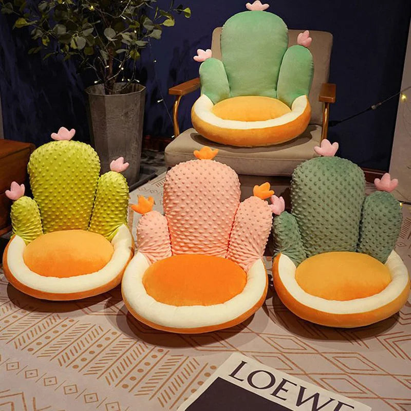 Cojín para asiento infantil Cactus - Acogedor y suave